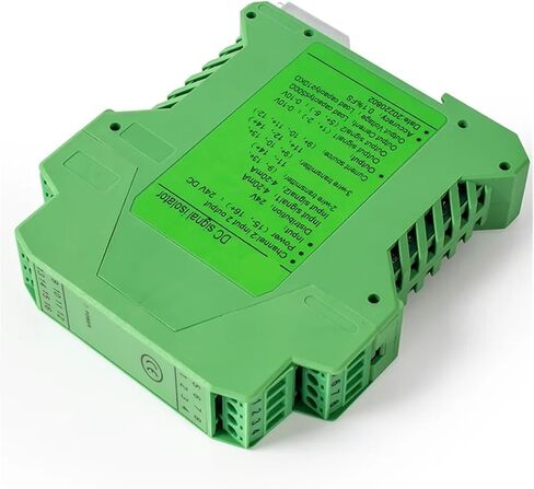 DC24V Signal Isolator 4 to 20mA 0 to 10V 1 in 1 Out Analog Signal Isolator 4-20mA to 0-10V 4-20mA to RS485 Signal Converter Isolator(1 in 2 Out,0-10V_Output 0-10V) in Kuwait