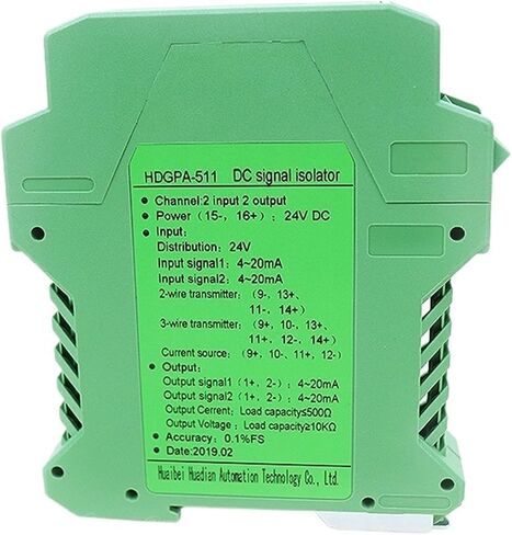 24VDC Power Analog 4-20mA Signal Converter Isolator 0-10V Signal Isolation Signal Isolator(4-20mA in and Out) in Saudi Arabia