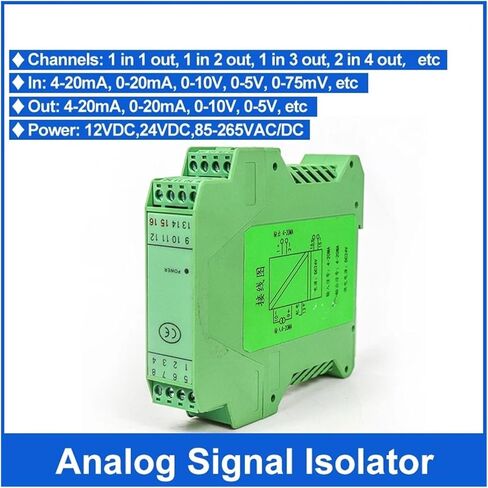 24VDC TANNALOG 4-20MA محول إشارة العزل الإشارة 0-10V (1-5V داخل وخارج) in Kuwait