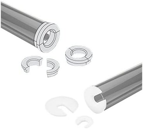 5798-35 Series Safety Shield بدون CAP ، لعمود Michel-Miller Chromatography ، معرف 57 مم ، طول 33.5 سم ، أكريليك in Saudi Arabia
