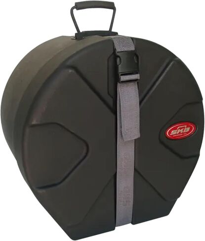 SKB 9" x 12" Tom Case with Padded Interior, D-Shaped Drum Design, and Molded in Feet for Upright Positioning and Stability, Black in Saudi Arabia