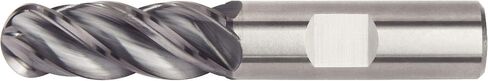 WIDIA Hanita 4V0025008XW VariMill I 4V00 HP Finishing End Mill, Ball Nose, 1.5" LOC, 1" Cutting Diameter, Carbide, AlTiN, RH Cut, Weldon Shank, 4FL in Saudi Arabia
