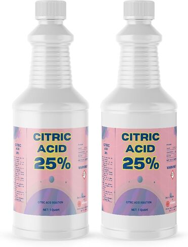 Alliance Chemical Citric Acid 25% Solution - 2 Quart - Industrial, Commercial, Water Treatment, Cleaning, Laboratory in Kuwait