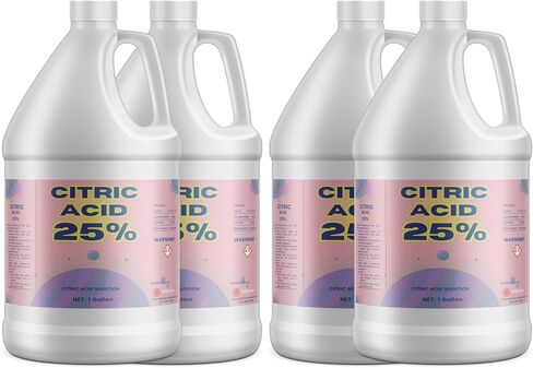 Alliance Chemical Citric Acid 25% Solution - 2 Quart - Industrial, Commercial, Water Treatment, Cleaning, Laboratory in Kuwait