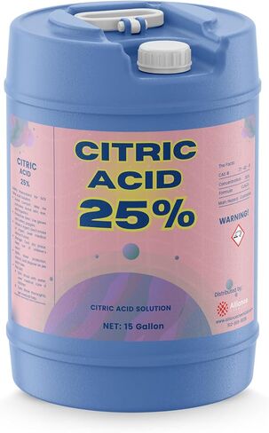 Alliance Chemical Citric Acid 25% Solution - 2 Quart - Industrial, Commercial, Water Treatment, Cleaning, Laboratory in Kuwait