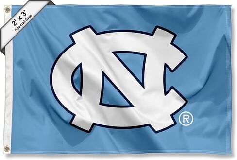 UNC Tar Heels Small 2 × 3 قدم in Kuwait