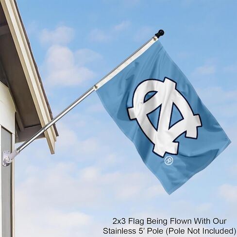 UNC Tar Heels Small 2 × 3 قدم in Kuwait