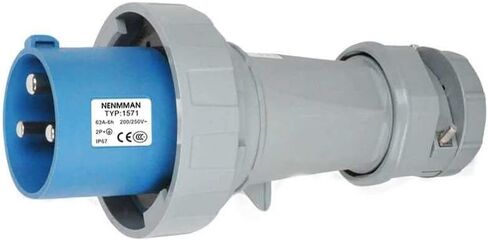 IEC60309 موصل صناعي مقاوم للماء 3PIN 63A 220V-250V 2P+E IP67 in Saudi Arabia
