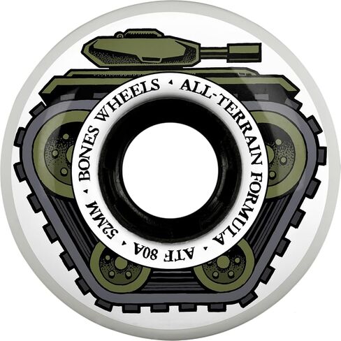 BONES WHEELS ATF All Tank Skateboard Wheels, 52mm, 80A in Saudi Arabia