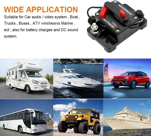قاطع دائرة 20AMP ​​لقوارب التصيد القوارب البحرية مركبات مقطورة ATV مركبات ستيريو الصوت الإلكترونية النظام الشمسي in Saudi Arabia