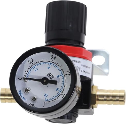 AR2000 1/4 "Thread BSPT PNEUMATIC AIR ضاغط الضغط منظم صمام تخفيض 4 مم 6 مم 8 مم 10 مم 12 مم موصل (AR2000 W SM20) in Kuwait