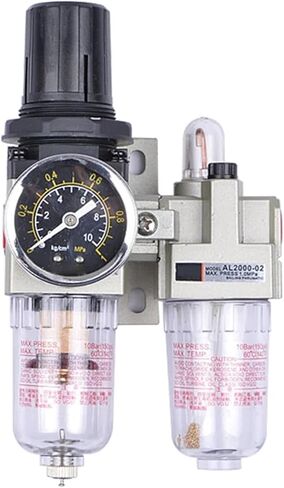 معالجة الهواء الفاصلة لضاغط الهواء ، معالجة الهواء من قطعتين AC2010-02 AW AL2000 مرشح تنظيم الضغط in Kuwait