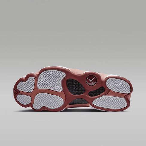 Nike Air Jordan 13 Retro Men's Shoes - Dune Red/White - Size 7 in Saudi Arabia