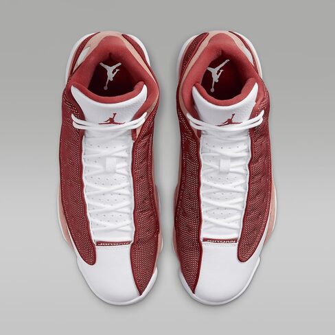 Nike Air Jordan 13 Retro Men's Shoes - Dune Red/White - Size 7 in Saudi Arabia