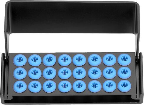 3Pcs 24 Holes Burs Holder Silicone Block Burs Storage Box Cleaning Stand Autoclave Burs Organizer Case (Black) in Saudi Arabia