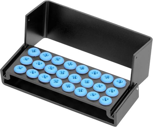 3Pcs 24 Holes Burs Holder Silicone Block Burs Storage Box Cleaning Stand Autoclave Burs Organizer Case (Black) in Saudi Arabia