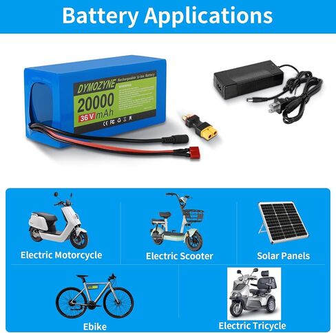 36V 48V Lithium ebike بطارية مع 20A-30A BMS ، للدراجات الكهربائية 100W-1000W ، متوافقة مع الدراجات الإلكترونية ، ATVs ، الدراجات النارية والمزيد ، (36V11AH) in Saudi Arabia