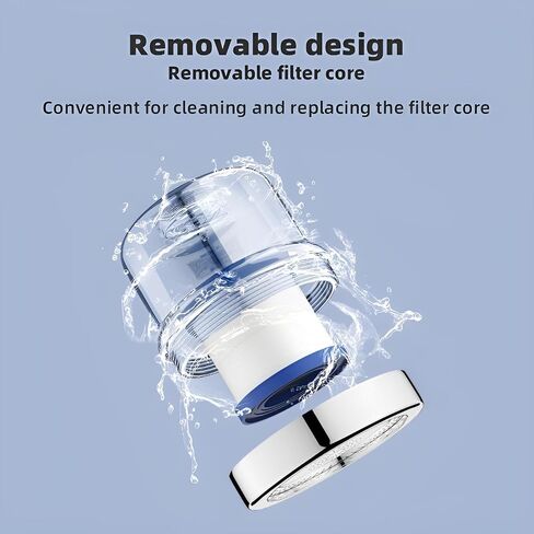 Water Filter for Sink Faucet – Directed Faucet Water Filter with 3 Replaceable Filters & Durable Design for Kitchen & Bathroom Sinks in Saudi Arabia