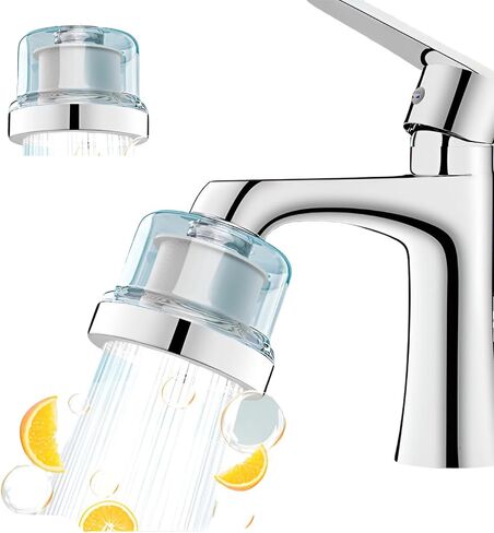 Water Filter for Sink Faucet – Directed Faucet Water Filter with 3 Replaceable Filters & Durable Design for Kitchen & Bathroom Sinks in Saudi Arabia