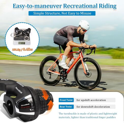 2-Pcs Bike Right Shift Lever, SL-RS35 3 Speed and SL-RS35 6 Speed Bicycle Twist Grip Gear, Bike Handle Shifter for Mountain Bicycle Commuter Bike Folding Bike in Kuwait