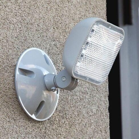 LED Energy Plus عن بعد في الهواء الطلق في الهواء الطلق رأس - مصباح LED رأس واحد ، إضاءة مخرج طوارئ مقاوم للعوامل الجوية - 3.6 فولت أو 9.6 فولت ، 1.7 واط (12 حزمة) in Kuwait