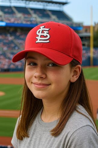 Officially Licensed St. Louis Youth Boys Girls Baseball Hat Classic Red/White MVP Kids Adjustable STL Team Logo Sports Cap in Saudi Arabia