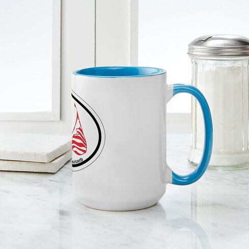CafePress Nantucket EST 1641 Large Mug 15 oz (444 ml) Ceramic Coffee Mug in Saudi Arabia