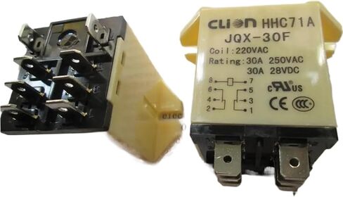 RELAY HHC71A-JQX-30F-220VAC HHC71A JQX-30F 2Z 220VAC HHC71A-JQX-30F-2Z-220VAC 30A 220VAC 8PIN 2/5/10PCS (2PCS) in Saudi Arabia