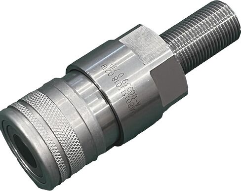 Flat face Hydraulic Coupler, Female, 1/2" Port Size, O-Ring face Seal Interface, Bulkhead mounting, F. A13 1/2 ORFS BH, ISO 16028 Interchange in Kuwait