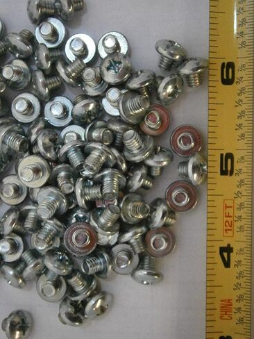 حزمة جديدة من المسمار المسمار 10-32 × 3/16 Phillips Pan Head Steel Zinc Plented الكثير من 100#2821 متعددة الأغراض مجموعة متنوعة شاملة للأجهزة Wnynenh04135 in Saudi Arabia
