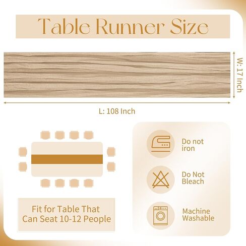 10 حزمة Sage Green CheeseceCloth Table Runner 17x108 Inch Boho Gauze Cheese Table Table Runners for Wedding Party Baby Shower Decor in Saudi Arabia