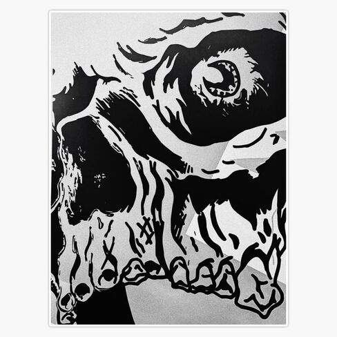 "Skull" Sticker Bumper Sticker Vinyl Decal 5" in Saudi Arabia