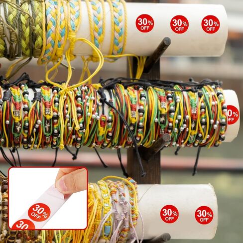 1000pcs ملصقات خصم 50 ٪ ، 1 بوصة مستديرة للمواد اللاصقة 50 في المائة من علامات العلامات العملية للترويج المبيعات. in Saudi Arabia
