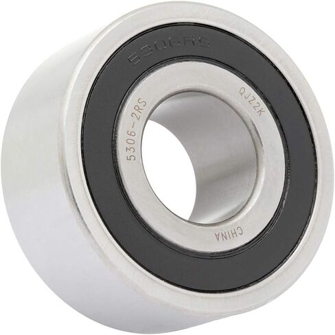 [2-Pack] 5306-2RS - Angular Contact Ball Bearing 30 mm x 72 mm x 30.2 mm (ID x OD x Width) with Double Rubber Seal in Saudi Arabia