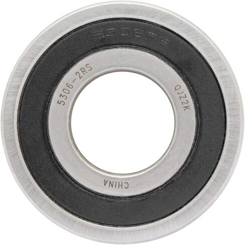 [2-Pack] 5306-2RS - Angular Contact Ball Bearing 30 mm x 72 mm x 30.2 mm (ID x OD x Width) with Double Rubber Seal in Saudi Arabia