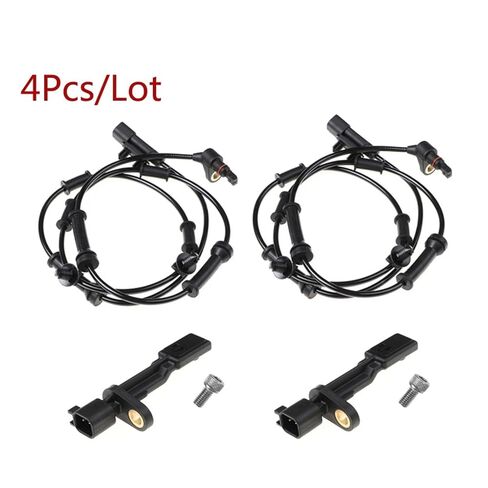 Front and Rear Left and Right ABS Wheel Speed sensors are Suitable for 3.6L 3.8L V6 68003281AA 52125003AA FL FR RL RR(Orange) in Kuwait