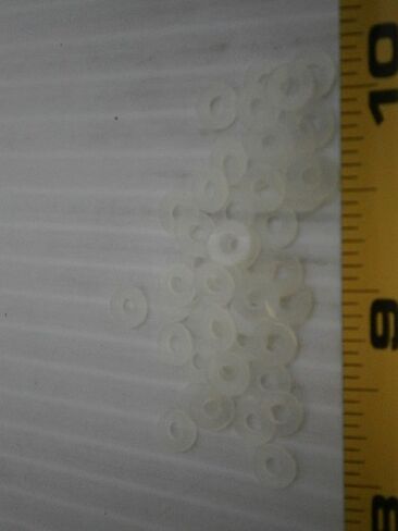 New Pack of Smith 2652 1/4 Insulated Washer Nylon 1/32 Height lot of 125#376 Multi-Purpose Comprehensive Hardware Fastener Assortment Kit WnyNEH04013 in Saudi Arabia