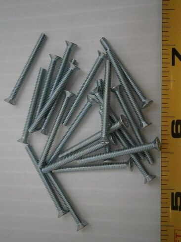 New Pack of 4-40 1-1/4 Phil Flat Machine Screw Steel zinc lot of 100#1559 Multi-Purpose Comprehensive Hardware Fastener Assortment Kit WnyNEH05580 in Saudi Arabia