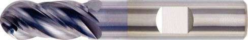 Widia Hanita TF4V0013015 Varimill I 4V00 HP Finish/Ground End Mill ، Ball Nose ، 1.25 "LOC ، 0.5" القطر ، كربيد ، Tialn ، قطع RH ، Weldon ، 4FL in Saudi Arabia