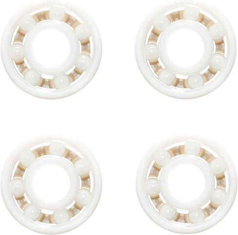 4PCS 608 ZrO2 Zirconia Full Ceramic Bearing Full ZrO2 Ceramic Ball Zirconia Bearing with Peek Caged in Saudi Arabia