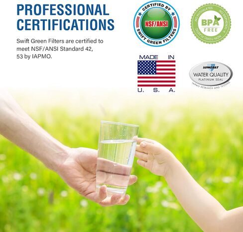 Swift Green Filters SGF-M9 Replacement water filter for UKF8001,EDR4RXD1,FILTER 4,EFF-6007A,46-9005,46-9006,CLCH101, 1, White, 1 Pack in Kuwait