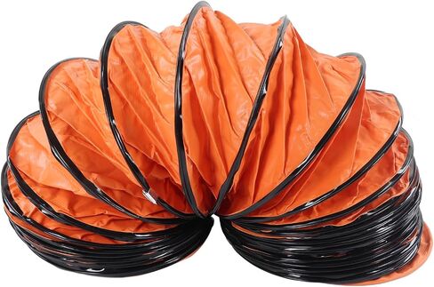 خرطوم قناة PVC المرن قابل للتعديل لمروحة التهوية ومنافذ العادم 10 أمتار مع المشبك لمزرعة الطابق السفلي المصنع in Saudi Arabia
