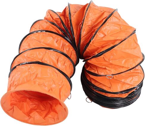 خرطوم قناة PVC المرن قابل للتعديل لمروحة التهوية ومنافذ العادم 10 أمتار مع المشبك لمزرعة الطابق السفلي المصنع in Saudi Arabia