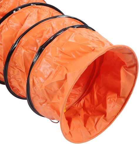 خرطوم قناة PVC المرن قابل للتعديل لمروحة التهوية ومنافذ العادم 10 أمتار مع المشبك لمزرعة الطابق السفلي المصنع in Saudi Arabia