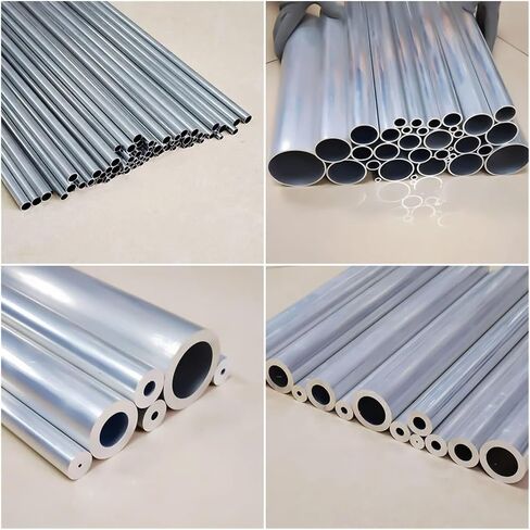 1pc Aluminium Tube OD41-50mm Round Aluminum Alloy Pipe Straight Large outer diameter 6063 thickness1.5-11(500mm,OD 42 x ID 37mm) in Saudi Arabia