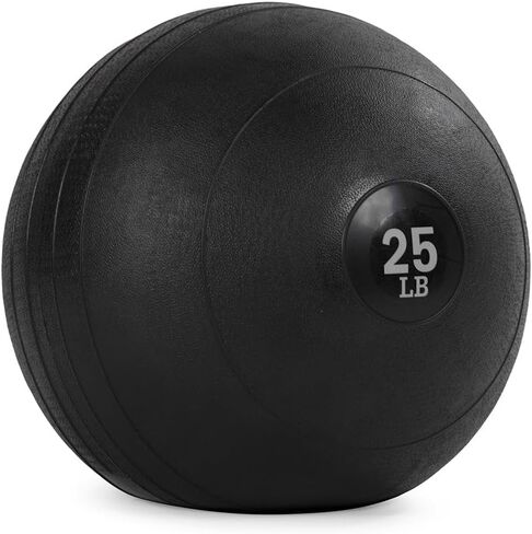 Titan Fitness 15 LB Rubber Slam Ball, Dead Weight Ball Absorbs Impact, Minimal Bounce, Textured Surface for Strength and Conditioning, Slam Ball Exercises, Cardio Workouts, Full Body Workout in Kuwait