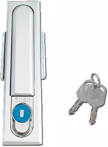 1 Set Zinc Alloy Silver Plane Lock with Key Industrial Tool Equipment Power Cabinet Door Distribution Box Switch Cabinet Locks in Saudi Arabia