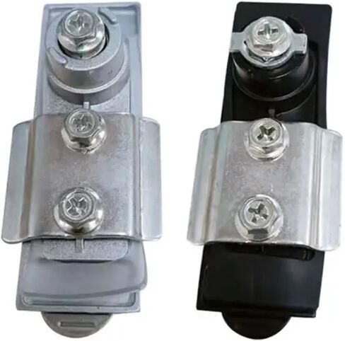 3Pcs Zinc Alloy Lock for Fire Cabinets Plane Lock Distribution Box Cabinet Industrial Machinery and Equipment Pull(3 Sets-Black) in Saudi Arabia