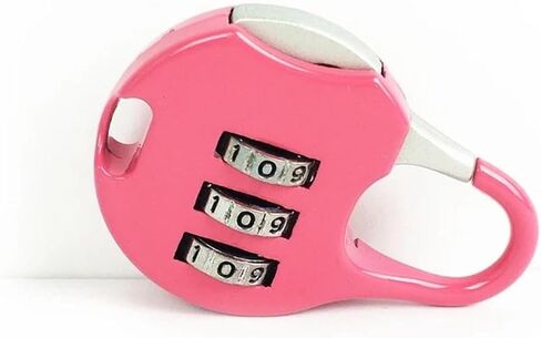 Combination Padlock 3 Code Password Lock for Gym Bags Cabinet Travel Life Partner 1Pcs(Green) in Saudi Arabia