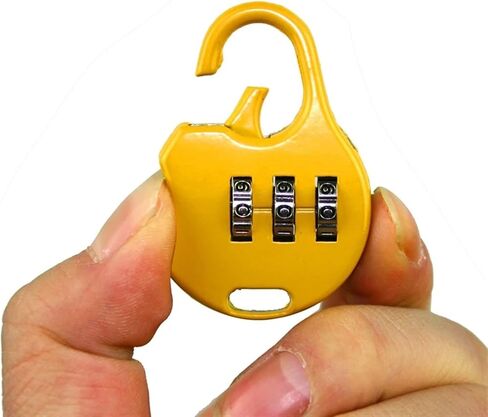 Combination Padlock 3 Code Password Lock for Gym Bags Cabinet Travel Life Partner 1Pcs(Green) in Saudi Arabia
